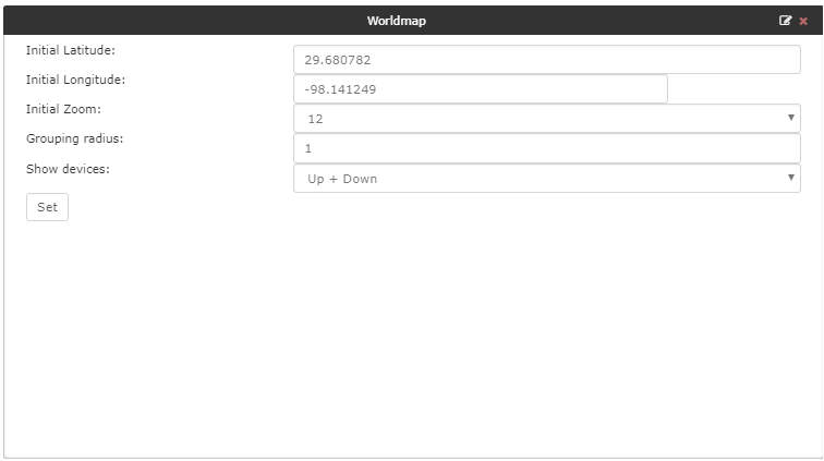 Example World Map Settings